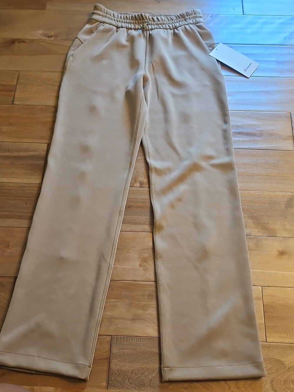 lululemon athletica Wide-Leg High-Rise Pants in Beige